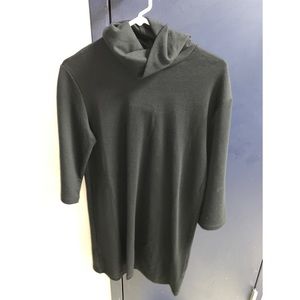 Black Zara Turtleneck Sweater Dress Size S